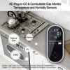 4-in-1 Combination Gas & Carbon Monoxide Detector,Dual Sensor Natural Gas