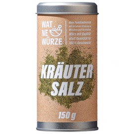WAT NE WÜRZE Herbal Salt 150 g | Spice Mix Made of High-Quality Salt and Herbs | No Additives and Glutamate | Mediterranean Spice Salt Mix for Seasoning All Foods