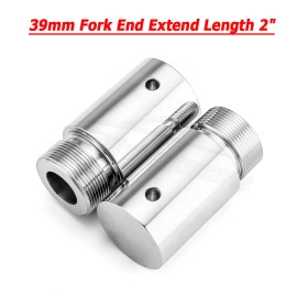 21ST 39mm Fork Tube End 2" Extension For Harley Dyna Glide Sportster FXD XL Iron 883