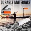 Viswiker 360 Degree Kayak Lights with Orange Visibility Flag, Foldable