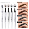 Eyebrow Pencil, Eyebrow Pencil with 4 Micro Fork Tips, Durable