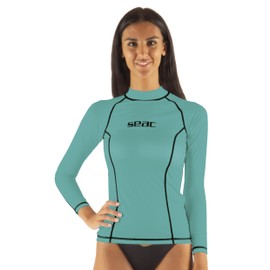 Seac Women's T-Sun Protective Rash Guard Diving Shirt for Snorkelling and Swimming with Sun Protection, Tiffany