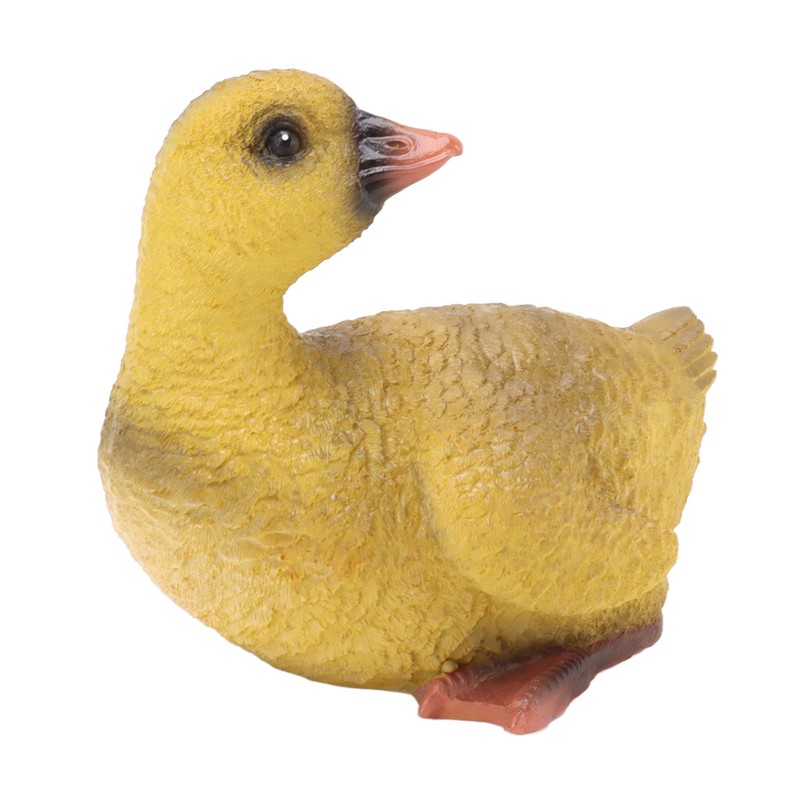 Duck Ornament Resin Weather Resistant Cute Vivid Expression Duck Statues