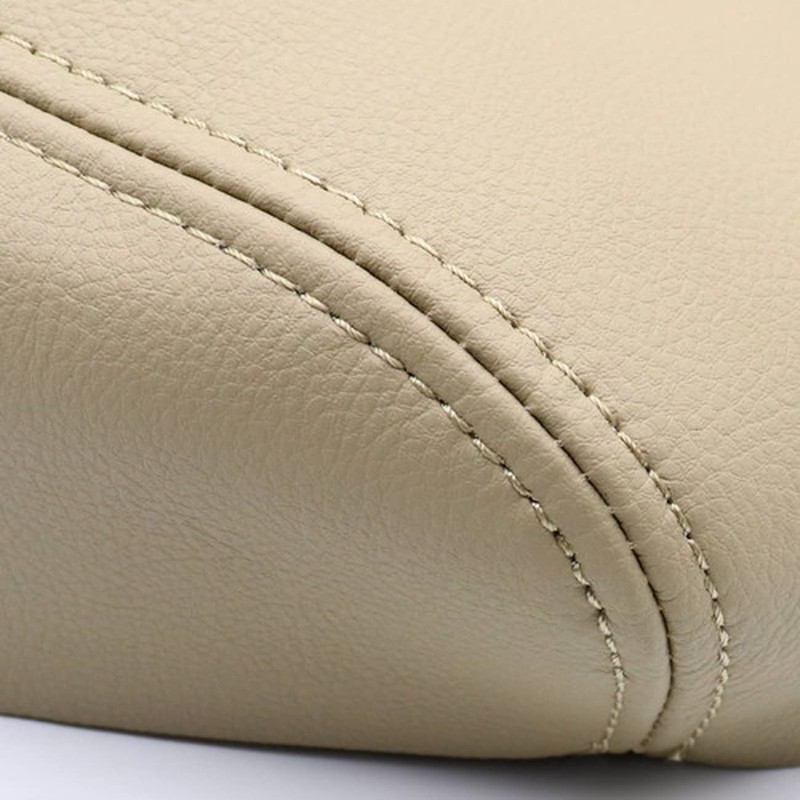 Priprilod Beige Tan Leather Armrest Center Console Lid Replacement Cover
