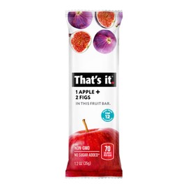 That's it. Apple + Fig Fruit Bars 100% All Natural, No Artificial Ingredients or Preservatives Delicious Healthy Snack for Children & Adults, Vegan, Gluten Free, Paleo, Kosher, Non GMO (12 Pack)