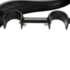 Tsnamay 2Pcs Double Curtain Rod Brackets Rod Holders,Black Retro Wall