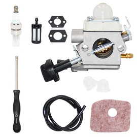 CHRYSM BG56C Carburetor Kit for STIHL BG56 Carburetor Carb Rebuild Kit Replaces for Zama C1M-S260B C1M-S260 4241-120-0632 4241-120-0622 4241-120-0615 Carb Carburetor Trimmer with Maintenance Kit