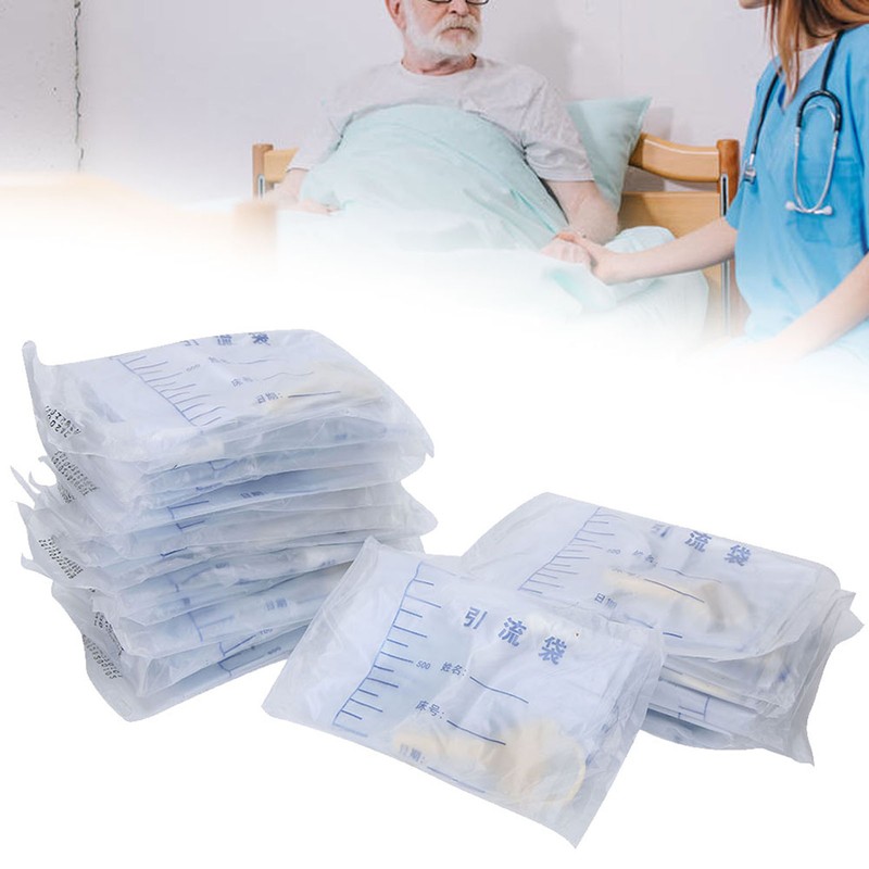 25pcs Male Disposable Drainage Bag Household Urine Collection Bag Healthy