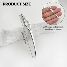 Crochet Hair Styling Tool, Curved Interlocking Tool, Precision Hair Maintenance Tool for Sisterlocks, Dreadlocks, Interlocks & Crochet Styles