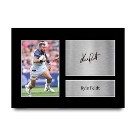 HWC Trading Kyle Feldt North Queensland Cowboys Gifts Printed Signed Autograph Picture for Rugby League Fans - A4