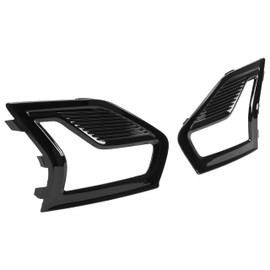 HECASA Pair Fog Light Bezels Compatible with 2019-2020 Ford Fusion Replacement for FO1039231 FO1038231 Front Bumper Driving Fog Lamps Cover Trim Driver&Passenger Side