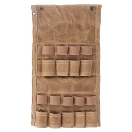 Foldable Portable Spice Bag with 9 Spice Jars, Canvas Outdoor Seasoning Jar Holder, Travel Spice Kit Camping Seasoning Container Set, Multi Spice Containers for Camping Barbecue Picnic(Khaki)