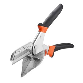 Wjelet Miter Shears, Venetian Blind Cutter and Trunking Cutter, 45 to 135 Degree Multi Angle Trim Cutter, Gasket Shear for Cutting Soft Wood, PVC, Plastic, Includes 2 Spare Blades
