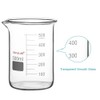 stonylab Glass Beaker, 1 Pack Borosilicate Glass Graduated Low Form