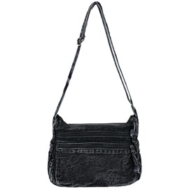 Denim Purse for Women Crossbody Denim Handbags Shoulder Casual Retro Style Lightweight Tote Bag