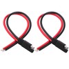 Jienk 2PCS 1FT 10AWG SAE Plug to 2Pin Cable, 30cm