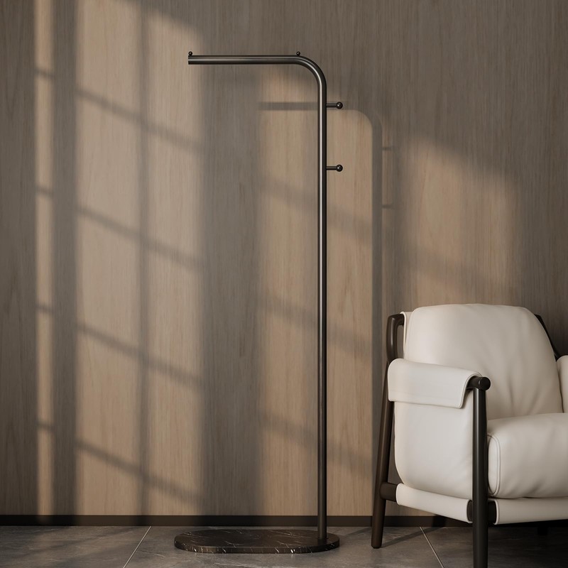 BUZUEY clothes rack,Modern clothing racks for hanging clothes,7-shaped coat rack