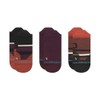 Stance Unisex Cavern Mid Tab 3-Pack Wine Medium