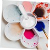 SEWACC Portable Oil Painting Grinding Pestle Glass for Watercolor Mineral