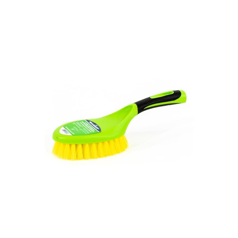 Warner Long Handle Plastic Bristle Scrub Brush