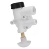 RV Toilet Water Valve Assembly, Plastic Stable Toilet Valve Kit