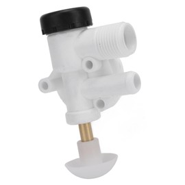 RV Toilet Water Valve Assembly, Plastic Stable Toilet Valve Kit Easy Install 385314349 with Screws for 210 510 706 709 748