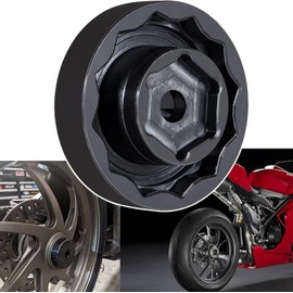 Front Rear Wheel Axle Nut Socket Tool 30mm + 55mm for Ducati Motorcycle ATVs Super Bike 1098 1198 1199 Panigale Multistrada Diavel, Removes Wheel Nuts