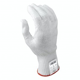 SHOWA 910 Stainless Steel/HPPE A4 Cut Resistant Safety Glove, Food Safe, 10-Gauge, XX-Large (1 Glove)