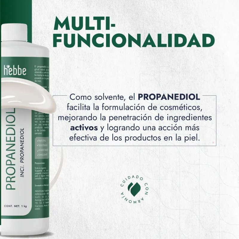 Propanediol Vegetal Humectante Sustituto De Glicerina 1kg