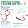 lynxking Dog Leash Slip Lead Snap Hook Rope Leash Strong