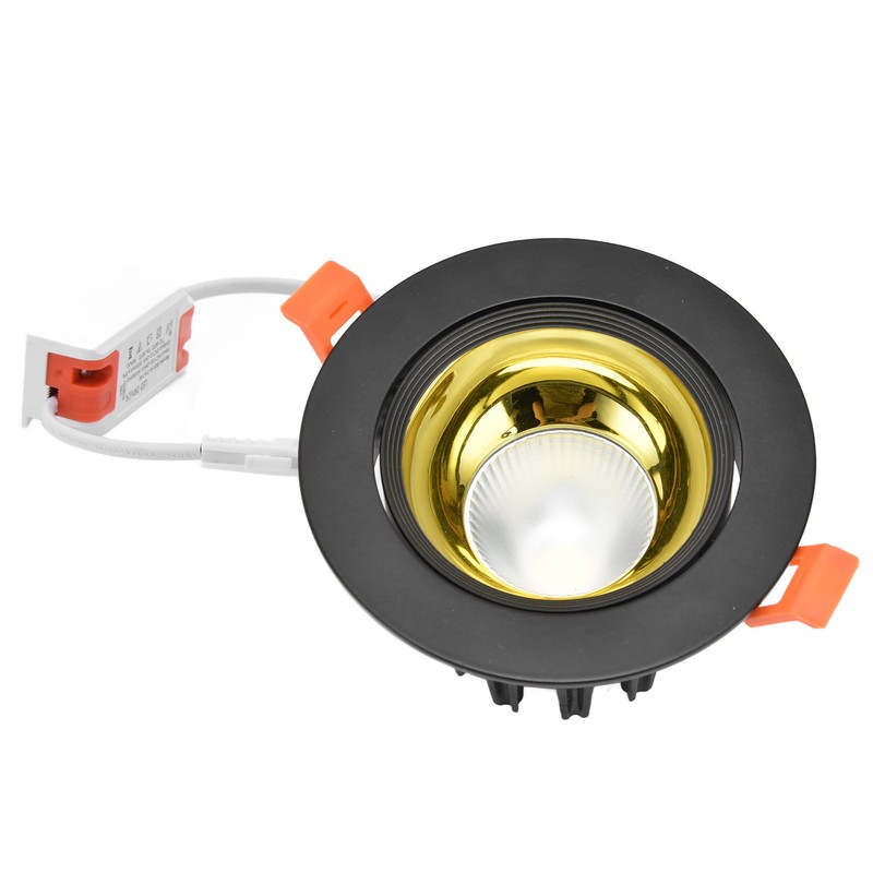 LED Downlight Aluminum Adjustable Angle Dustproof Ceiling Embedded Spotlight for