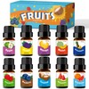 Holamay 5ml x 10 Bottles Fruits Fragrance Oils Set, 100ml Mango Single Large Fragrance Oil