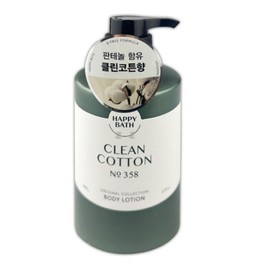 Partner company Happy Bath Body Lotion Sensitive Skin Body Cream Cotton Scent 500g / 해피바스 바디 로션 민감 피부 바디크림 코튼향 500g