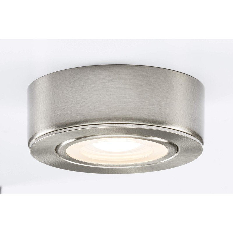 Knightsbridge 230V LED Under Cabinet Light -Brushed Chrome 3000K, Warm