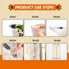 Taiyin 3 Pack Cat Scratcher Corner Pad, Wall-Mounted Sisal Cat
