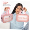 Baluue Transparent Makeup Bag with Smooth Zipper Medium Portable Travel