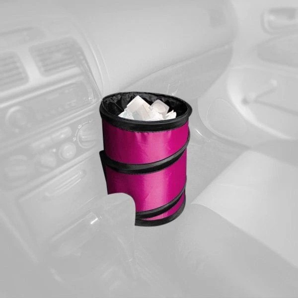 FH Group CIFH1120-PINK Small Pink Collapsible Trash Can