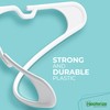 NEATERIZE Clothes Hangers Plastic 100 Pack For Adults - Plastic