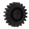 20T 22mm Diameter RC Motor Gear Steel Rust Protection Black