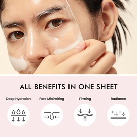 8PCS Collagen Face Mask, Collagen Mask, Collagen Mask Overnight, Collagen Mask For Hydrating, Korean Face Mask Collagen Deep Hydrating Mask, Overnight Face Mask 8PCS