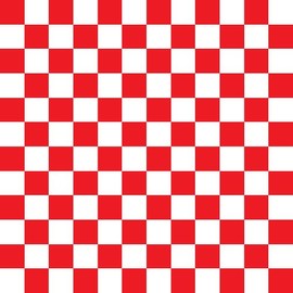 110840 McNairn Dry Wax Basket Liner Sheets 12" X 12", Red Check 2000 per case