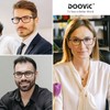 DOOViC 3 Pack Reading Glasses for Men Women Matte Texture
