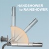 Full Metal Shower Head Holder, 180 Degree Shower Head Holders,