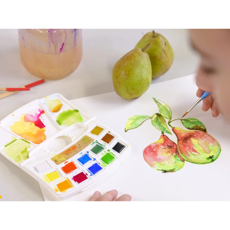 Talens Art Creation Watercolor Paint Pocket Box with 12 Colors,