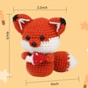 DSIOHFEI Crochet Kit for Beginners, Fox Crochet Animal Kit, Crochet