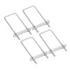 PATIKIL M8x60x160mm Square U-Bolts Kit, 4Set 304 Stainless Steel Square