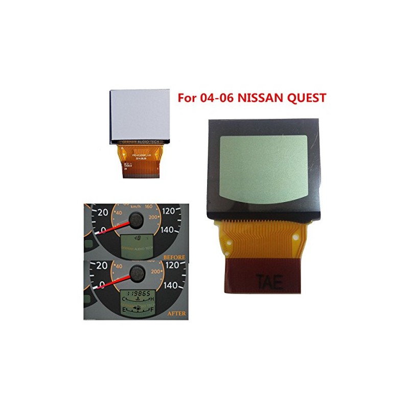 NEW LCD DISPLAY FOR NISSAN QUEST SPEEDOMETER INSTRUMENT CLUSTER 2004
