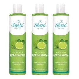 Pack 3 Shampoo Bergamota Sheló Nabel