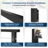 Gyykzz 36" Side Mount Cable Railing Post, Level Drilled Space-Saving