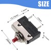 RKURCK 125/250V AC 50V DC Push Button Thermal Circuit Breaker